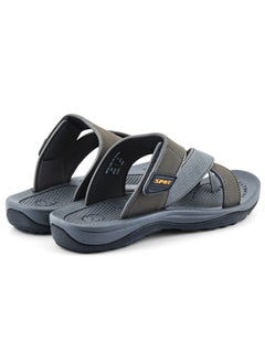 spot Slippers for men | Men's Casual Slipper with Traditional Look | SS-1921 Grey  - Image 3