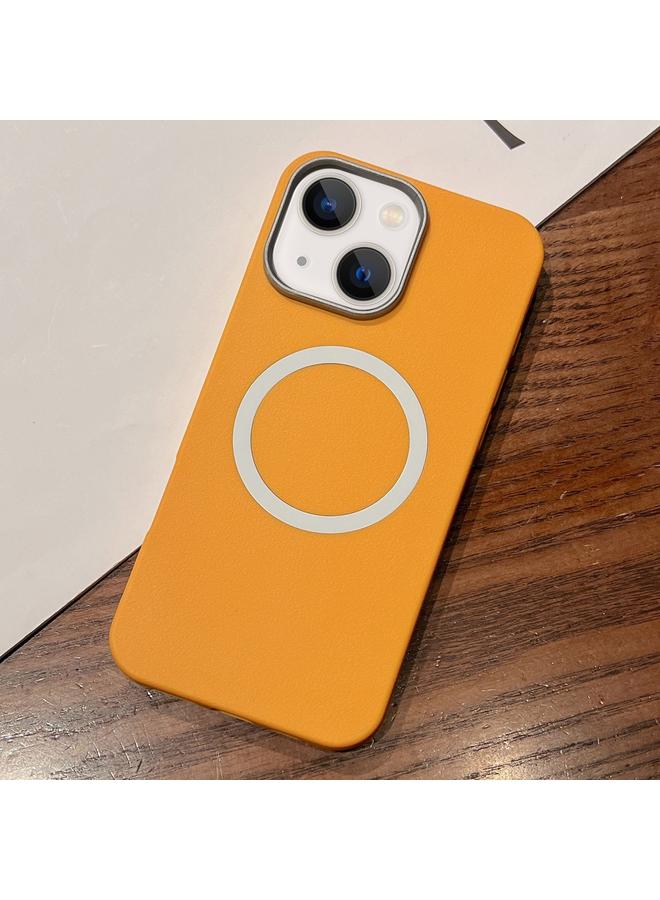 S-TOP Case For iPhone 14 Plus Leather Texture Design MagSafe Full Coverage Phone Case - Image 1