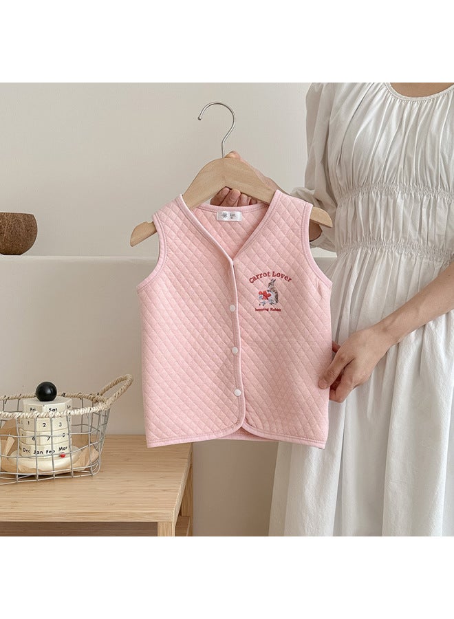 Baby Vest Children's Spring And Autumn Baby Vest Thin Cotton Vest Autumn And Winter Children's Boys And Girls Infant Waistcoat