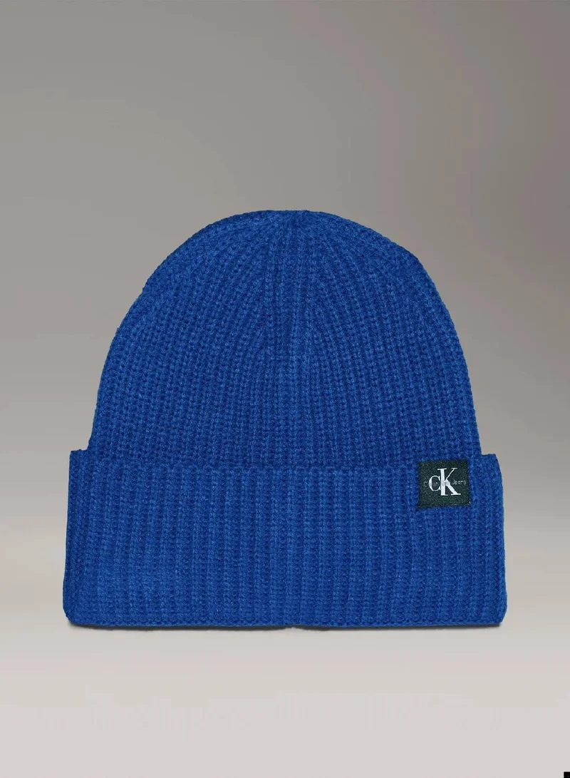 كالفن كلاين جينز قبعة بيني مضلعة للجنسين