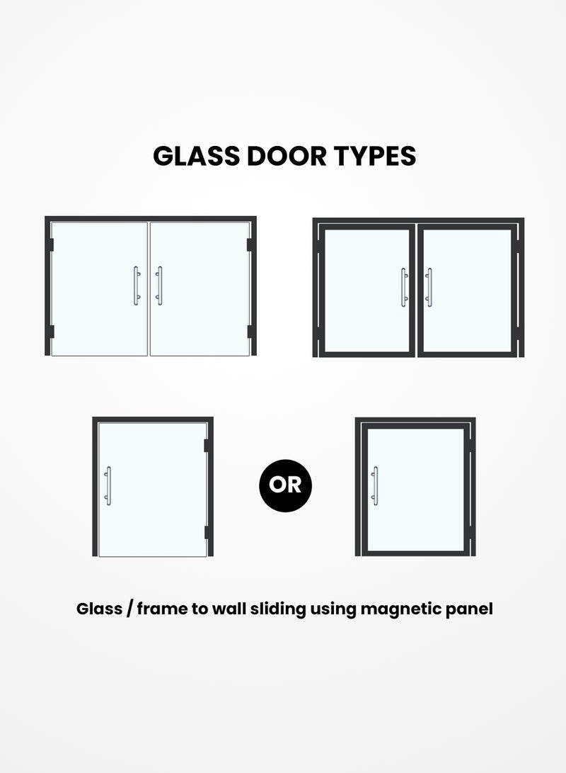 التاكس قفل ذكي Altix GX Pro مع التعرف على الوجه ثلاثي الأبعاد للمكاتب وأبواب الزجاج المنزلقة – دخول بدون مفتاح عبر تطبيق TTLOCK، البصمة، بطاقة RFID، رمز المرور، التحكم عن بُعد والمفتاح (أسود). - Image 5