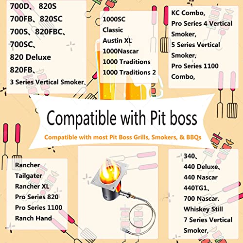 FCCUM Replacement Parts Hot Igniter Kit, Compatible with Pit boss Pellet Grill and Camp Pellet Grill, igniter Comes with one Fuses - Image 2
