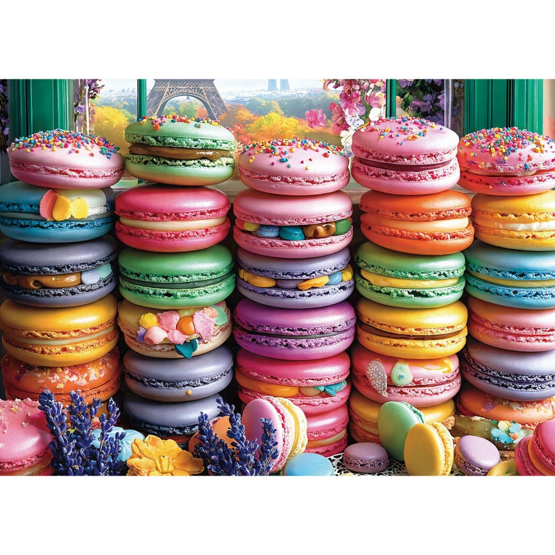 LAMPLIG 1000 Piece Puzzles for AdultsFood Jigsaw PuzzleMacaroon Palette Jigsaw Puzzles 1000 PiecesCreative Games Gift and Dessert Puzzle Home Decor Puzzles for Adults 1000 Pieces 275x19611 Poster - Image 3