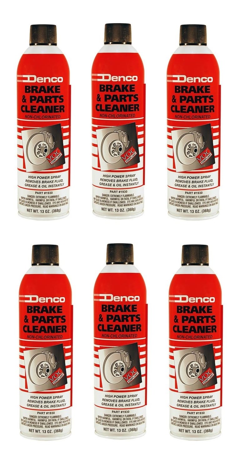 DENCO DISTRIBUTING, INC. Denco #1930 Brake & Parts Cleaner - 13 OZ Net Wt - 15.3 FL OZ - 12 to 88 Pack (6) - Image 1
