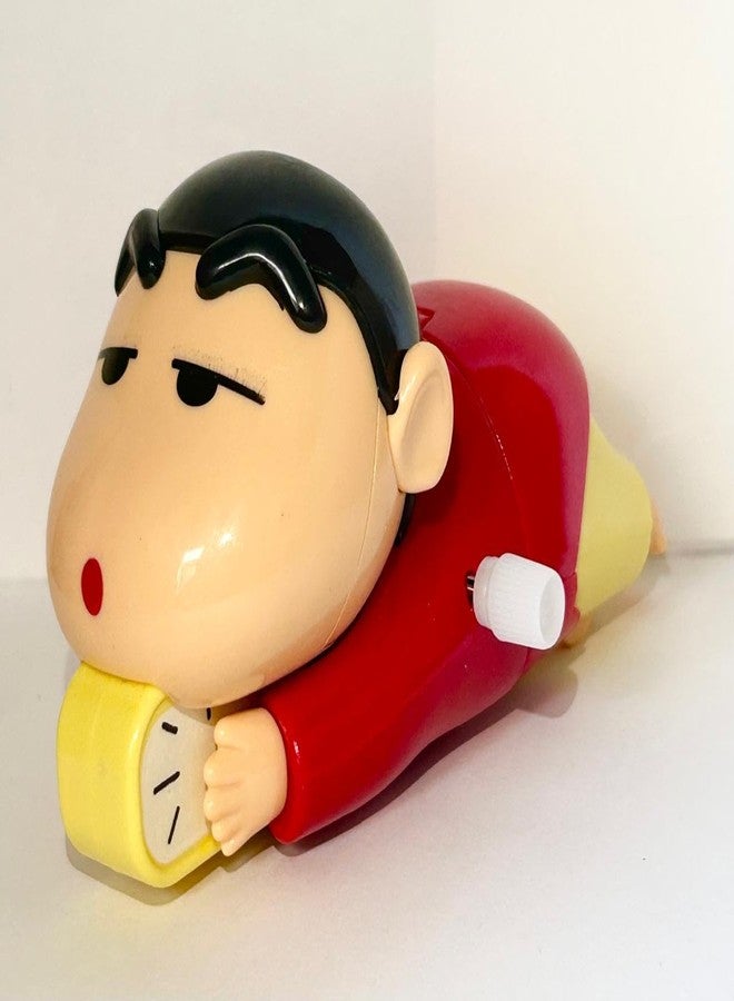 ACROWN Cute Animal Toys for Kids Sensory Worm Animal Wind up Colorful Toy Insect Figurines for Boys and Girls Multicolor Animals Toys Pack of 1 (Shinchan crwaling Toy) - Image 1