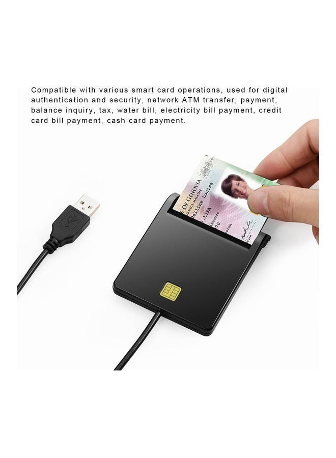 NIBEMINENT Smart Card Reader Black  - Image 4