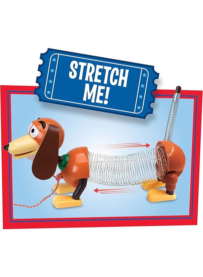 Disney Store Official  Slinky Dog Junior Pull Along Toy, Classic Metal Spring Retractable Body Walking Dog Figure, Kids Vintage Collectible Gift for Toddlers 3+ - Image 2