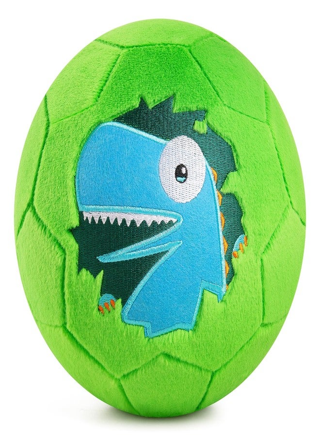 PlayZap Soft Ball for Toddlers & Babies - Small, Safe & Easy-to-Grip Kickball, Dinosaur & Unicorn Design Soccer Ball - Great First Birthday Gift for Boys & Girls, Plush Indoor Soccer Toy for Ages 1-3 3-8 - Image 1