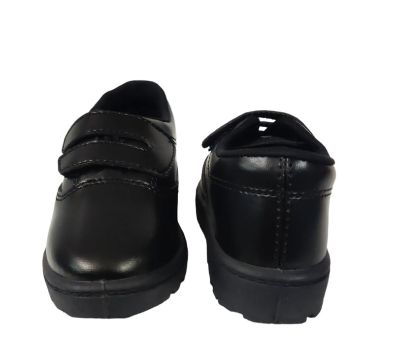 Coolz Unisex Kids Black Formal School Uniform Shoes Deluxe Vel (Black, 3.5 Years) - Image 5