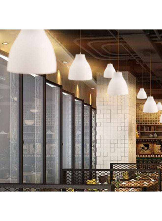 Solids Simple Plastic Pendant Light For Dining Room Restaurant Market Without Bulb Hanging Lamp Kitchen Decor - Image 1