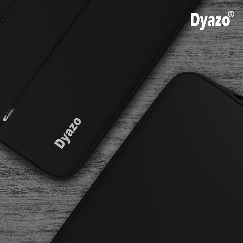 Dyazo Water Resistant Laptop Sleeve | Laptop Case Cover for 15 Inches(38cm),15.6 Inch(39.6cm) Laptops & Notebook (Black) - Image 2