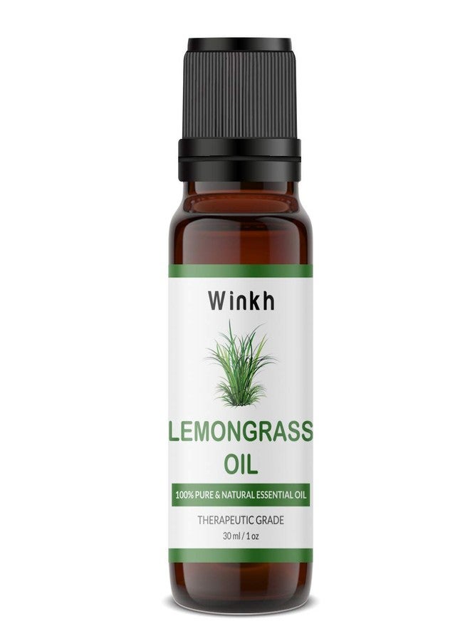 Winkh Pure and Natural Lemongrass Essential Oil - (30 ml) - Image 1