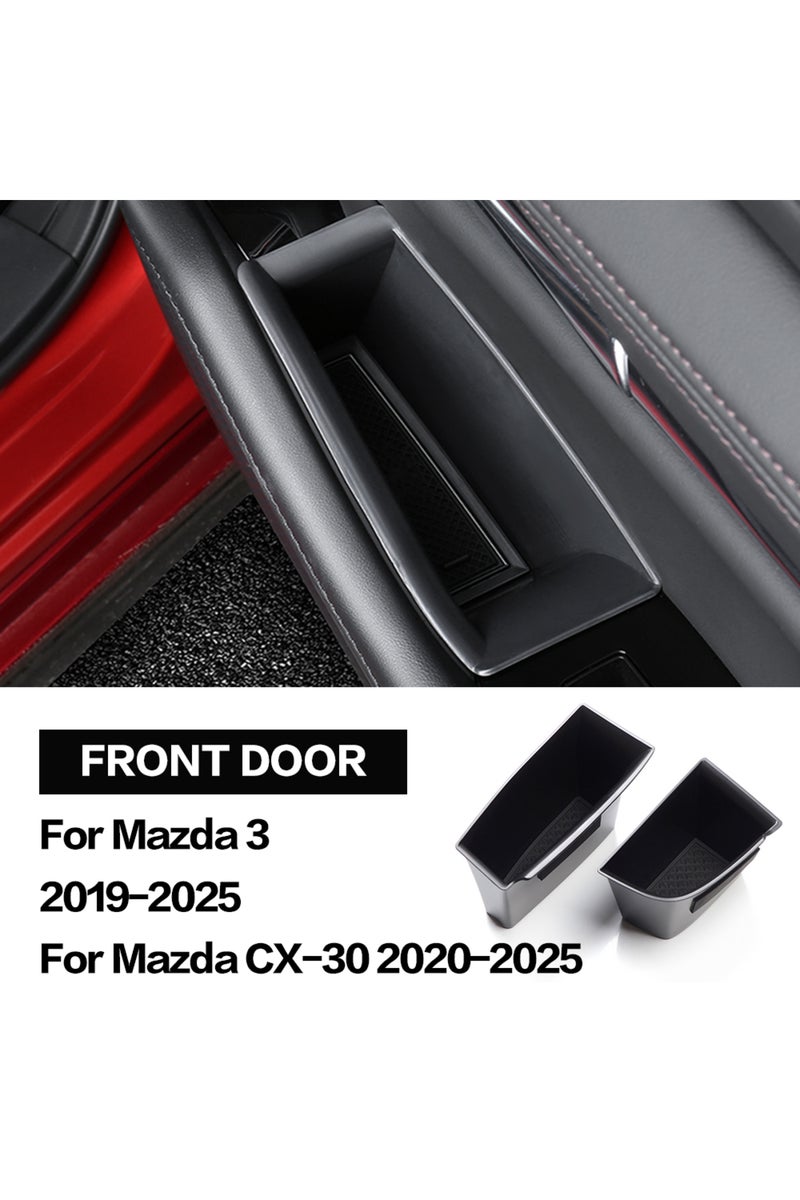 صندوق تخزين أمامي للسيارة (قطعتان) - ملحقات داخلية للسيارة مازدا 3 موديلات 2019-2025 CX