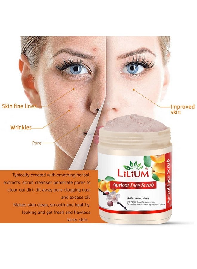LILIUM Herbal Apricot Face Scrub, 900Ml - Image 5