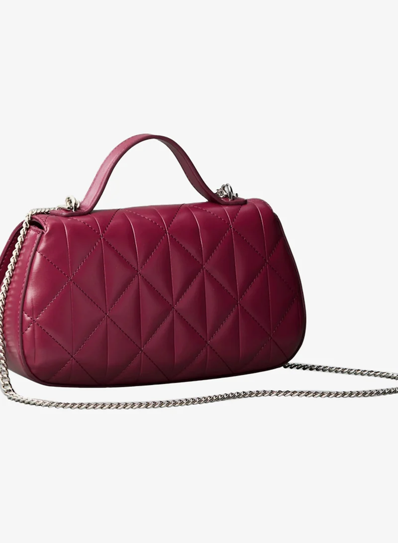 CALVIN KLEIN  Quilted Emblem Logo Chain Bag for Women | Best Price UAE