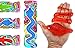 JARU Giant Sticky Lizard Alligator Snake Stretchy Fidget Toy 1 Pack Assorted Fake Rubber Snake for Kids Stress Relief Toy Reptile Party Favors Goodie Bags Stuffers 4301A - Image 3