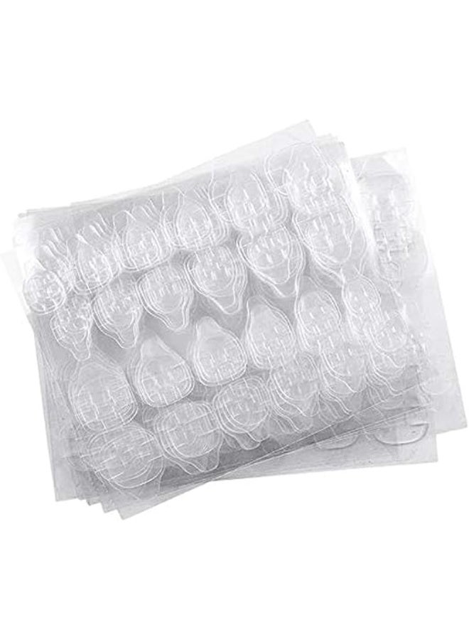 Clear Flexible Adhesive Sheets for False Nails – Double Sided Adhesive with 48 Adhesives for Strong Hold and Easy to Apply - Image 1