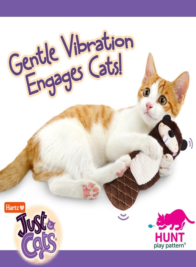 Hartz New Just for Cats The Chucklin' Beaver Kicker, Motion Activated Kicker Cat Toy with Silver Vine & Catnip - Image 5