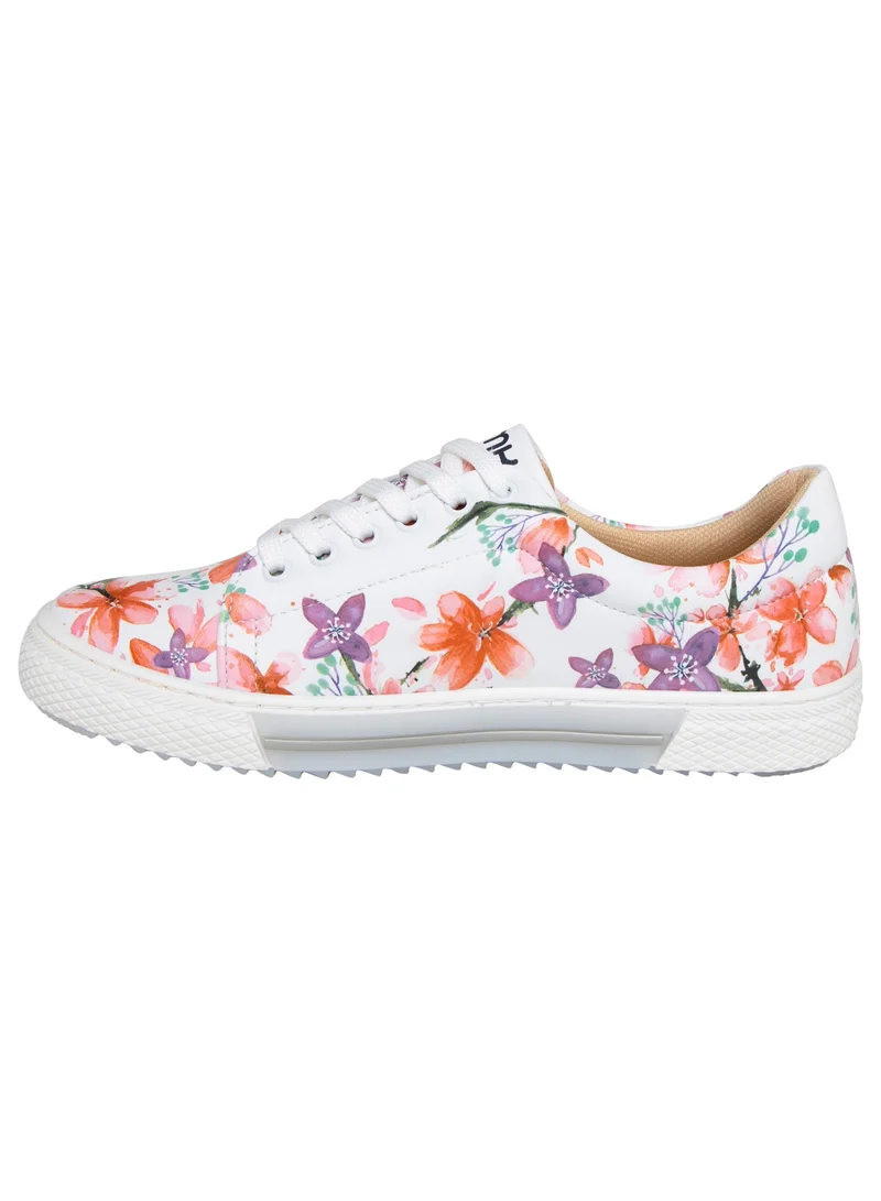 Mumka Pink and Purple Flowers Pink and Purple Flowers Sneakers for Women | Best Price UAE