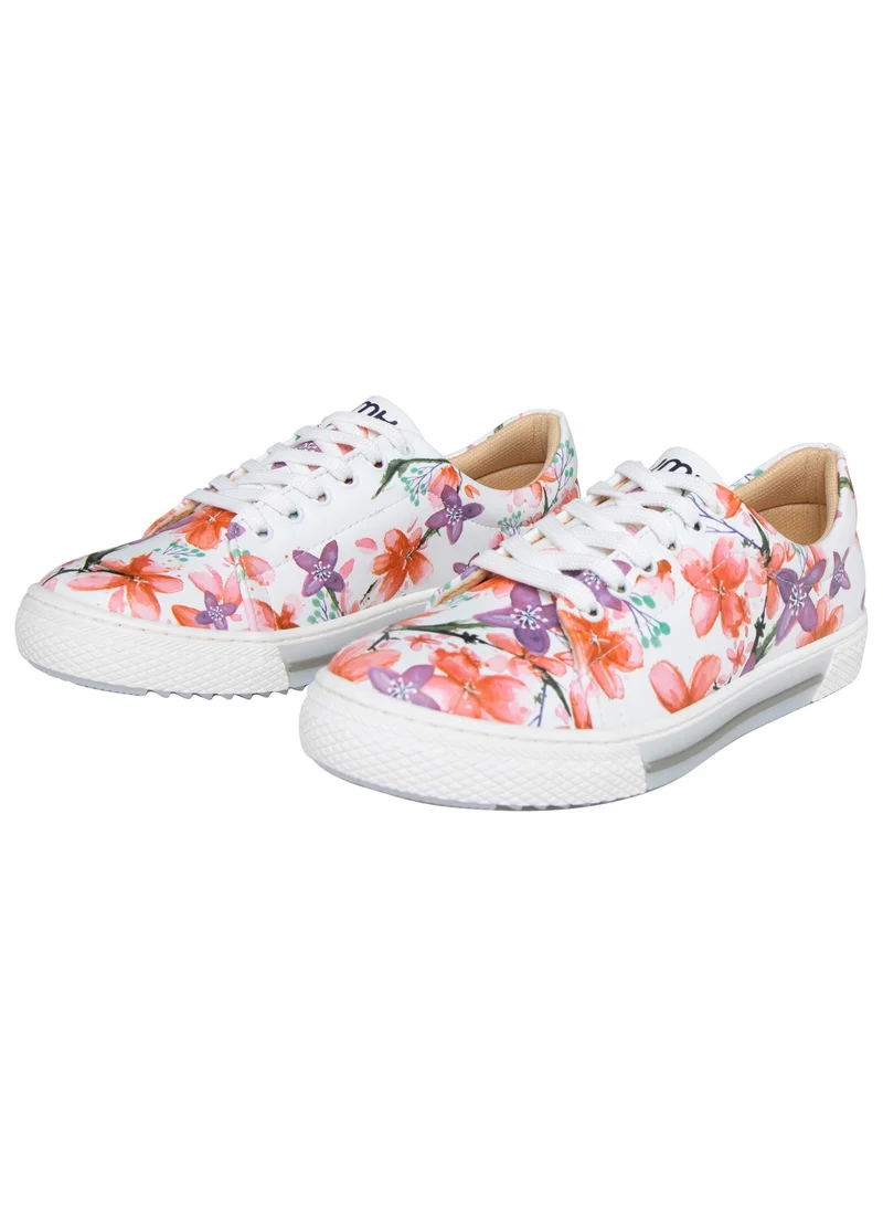 Mumka Pink and Purple Flowers Pink and Purple Flowers Sneakers for Women | Best Price UAE