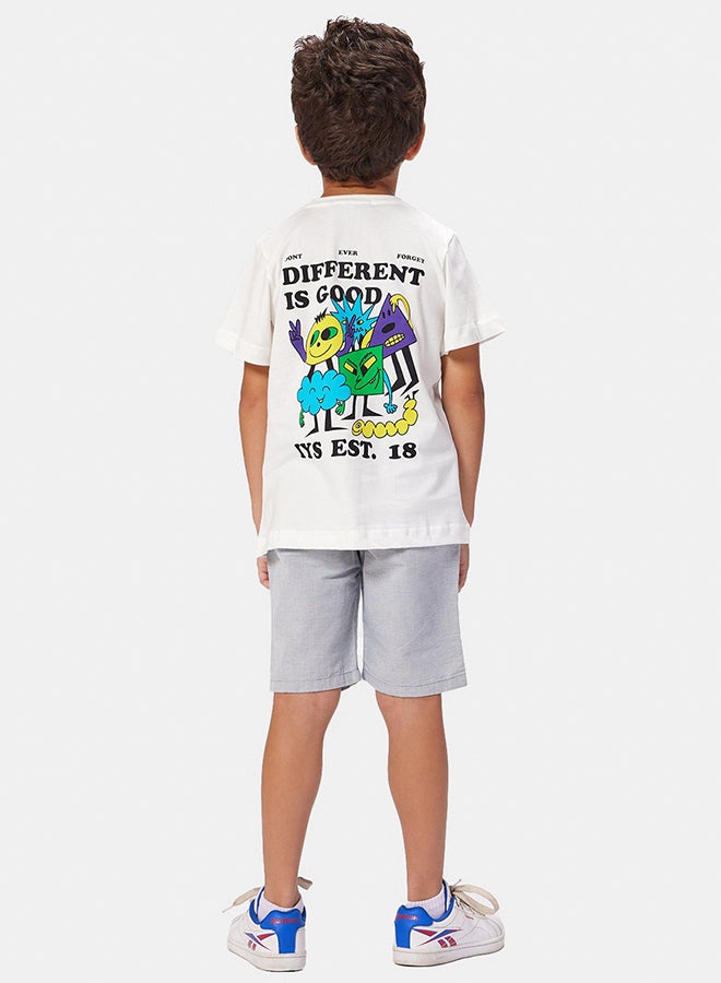 In Your Shoe Different Is Good Printed Kids Tee - Image 2