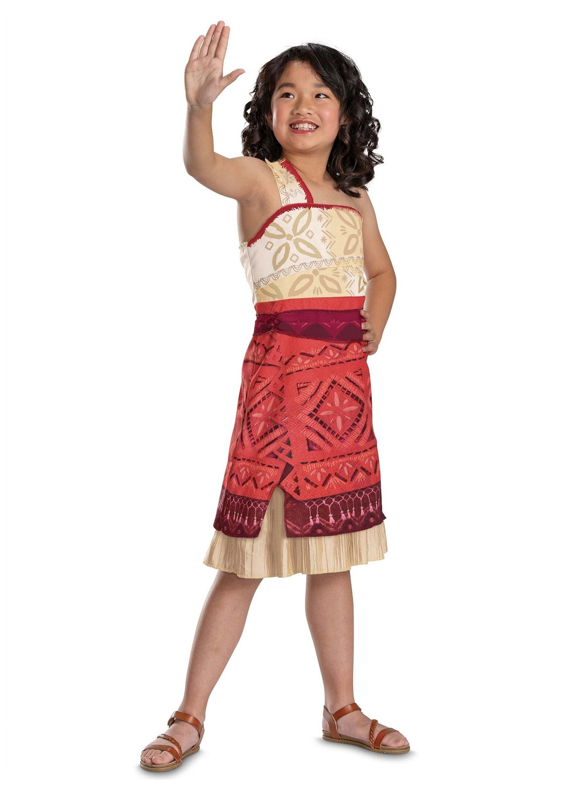 Party Centre Moana Costume for Kids, Official Disney Moana Live