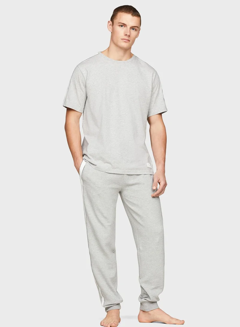 TOMMY HILFIGER Side Tape Crew Neck T-Shirt