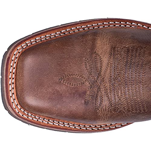 Dan Post Men's Ferrier Work Boot,Tan/Spice,9 D US - Image 4