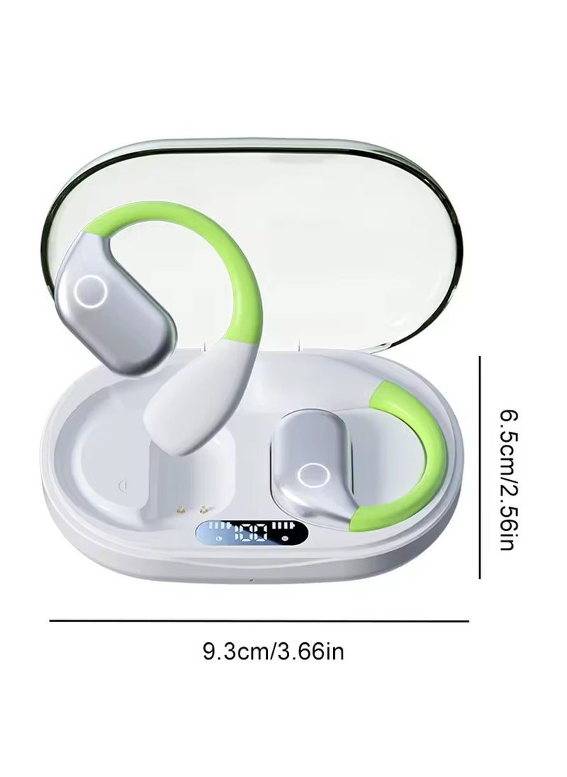 Wireless Earbuds Bluetooth Sports Headphones, Bluetooth Earbuds Stereo Earbuds, Noise Cancelling Microphone, Secure Fit, Powerful Bass, Sweatproof for Sports, Suitable for iOS and Android