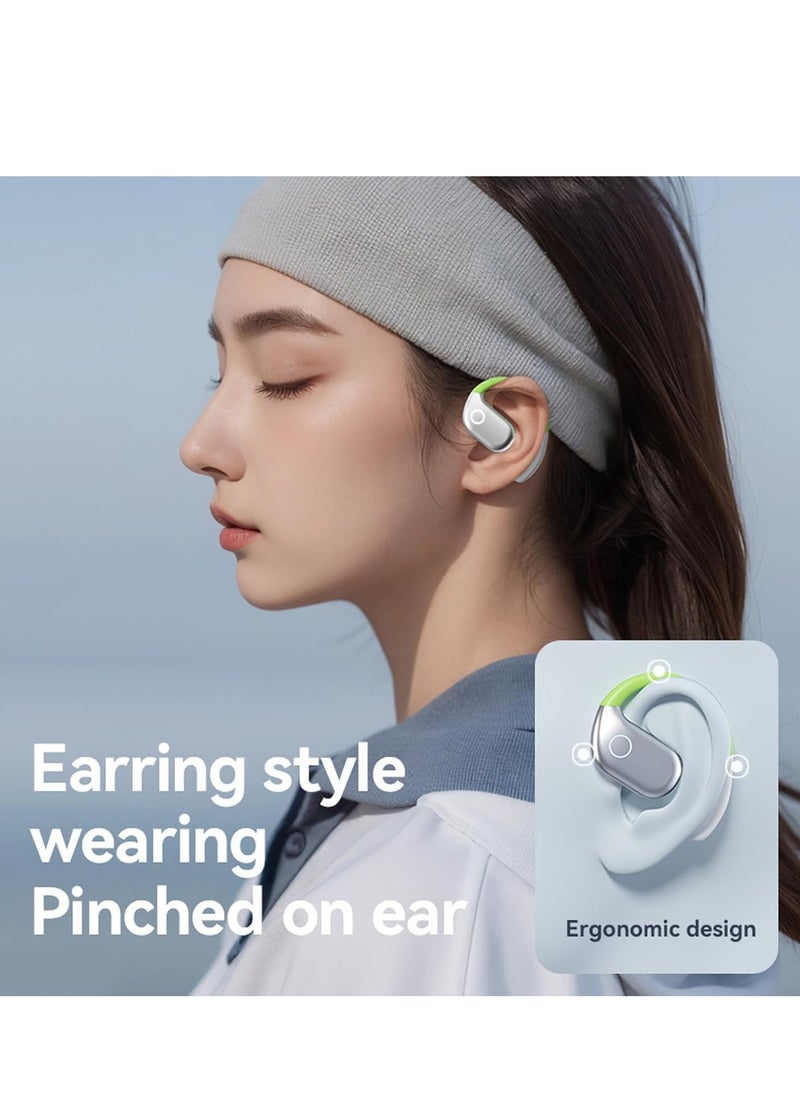 Wireless Earbuds Bluetooth Sports Headphones, Bluetooth Earbuds Stereo Earbuds, Noise Cancelling Microphone, Secure Fit, Powerful Bass, Sweatproof for Sports, Suitable for iOS and Android