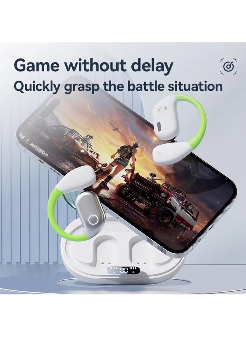 Wireless Earbuds Bluetooth Sports Headphones, Bluetooth Earbuds Stereo Earbuds, Noise Cancelling Microphone, Secure Fit, Powerful Bass, Sweatproof for Sports, Suitable for iOS and Android