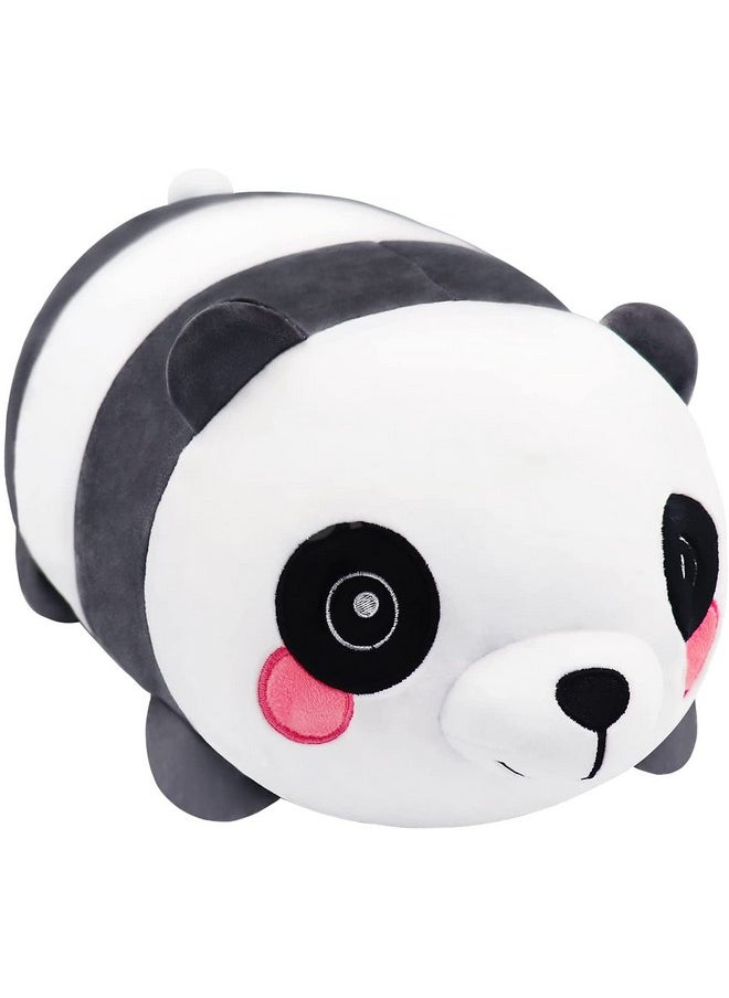 Tickles Tickles Super Soft Stuffed Plush Long and Round Animal Panda Pillow Plushie Toy for Kids Room (Size: 30 cm Color: Black and White)  - Image 2