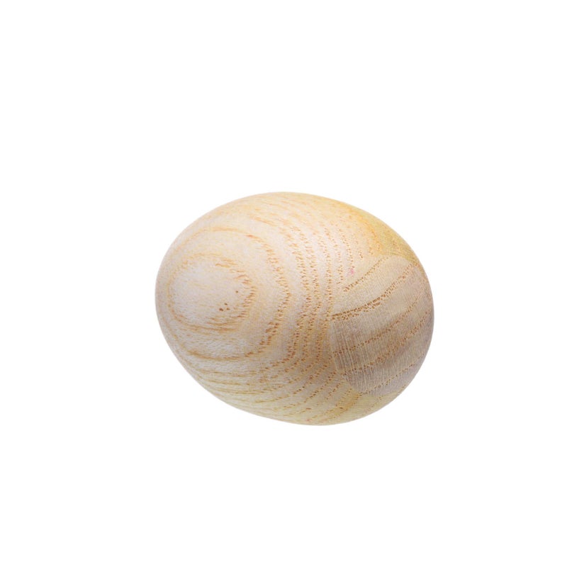 Mihey 4 Pcs Natural Wood Egg Shaker Musical Percussion Instrument - Image 4