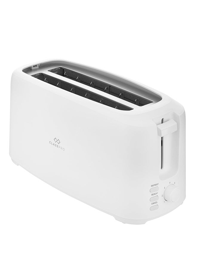 ClassPro محمصة 4 شريحة، 1250-1450 واط، أبيض - Image 2