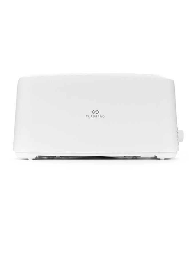 ClassPro محمصة 4 شريحة، 1250-1450 واط، أبيض - Image 1
