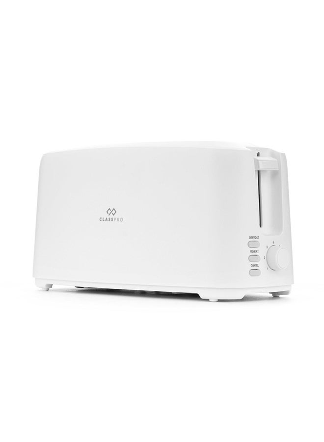 ClassPro محمصة 4 شريحة، 1250-1450 واط، أبيض - Image 3