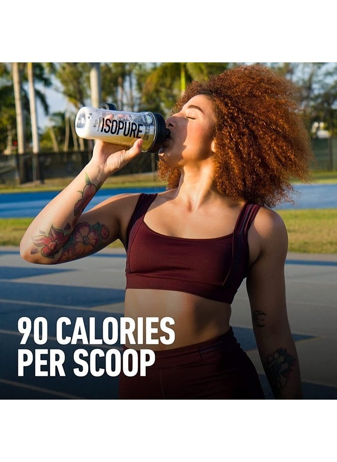 Isopure - Protein Powder, Clear Whey Isolate Protein, Post Workout Recovery Drink Mix, Gluten Free with Zero Added Sugar, Infusions- Mango Lime, 16 Servings - Image 1