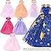 BJDBUS 5 Pcs Handmade Wedding Dress Party Gown for 115 Inch Girl Doll Clothes Accessories Random Clothing Set - Image 3