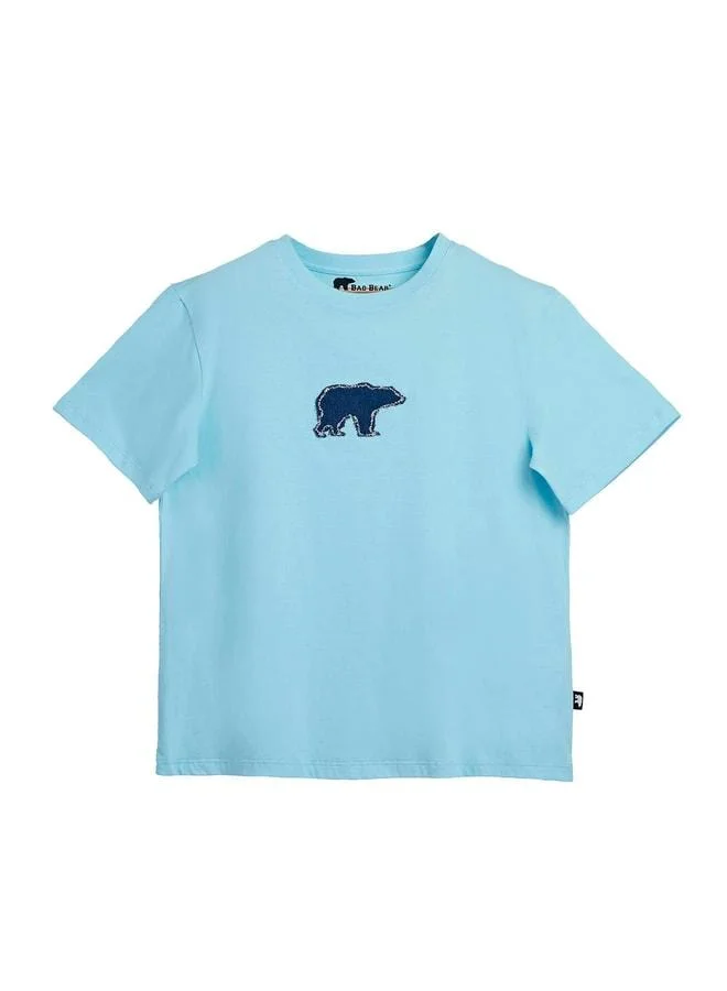 Bad Bear Nikki Blue Girl Child T-Shirt.