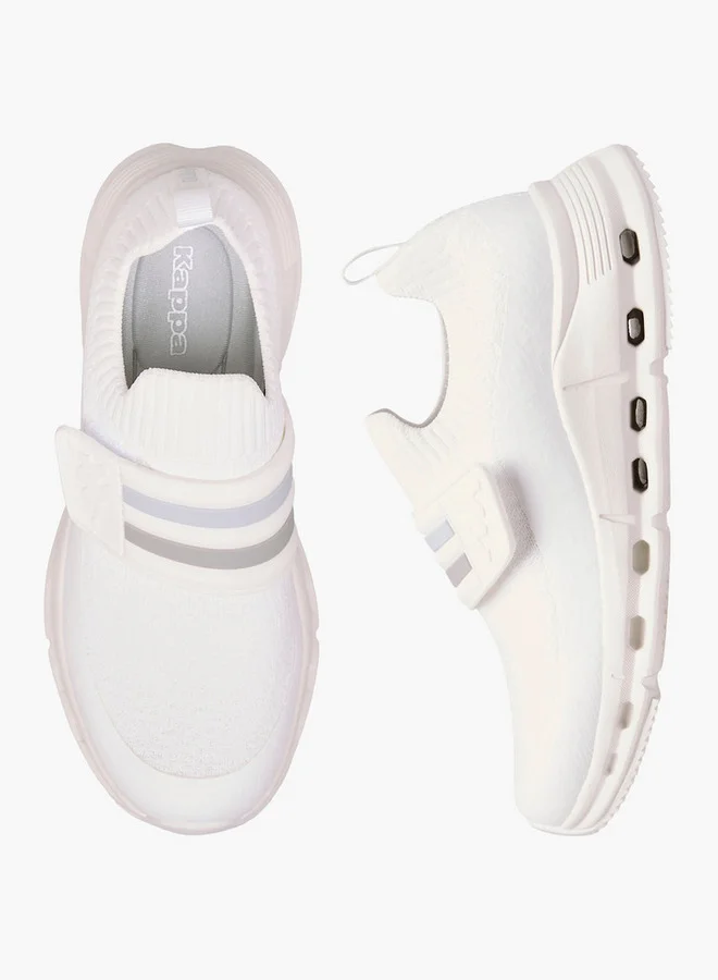 Kappa Girl's Logo Detail Slip-On Sports Shoes with Pull Tab