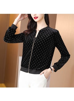 Generic 2024 Summer New Large Size Loose Fit Jacket Cardigan Top Short Jacket Trendy Printing Sun Protection Baseball Uniform For Women 3056# 