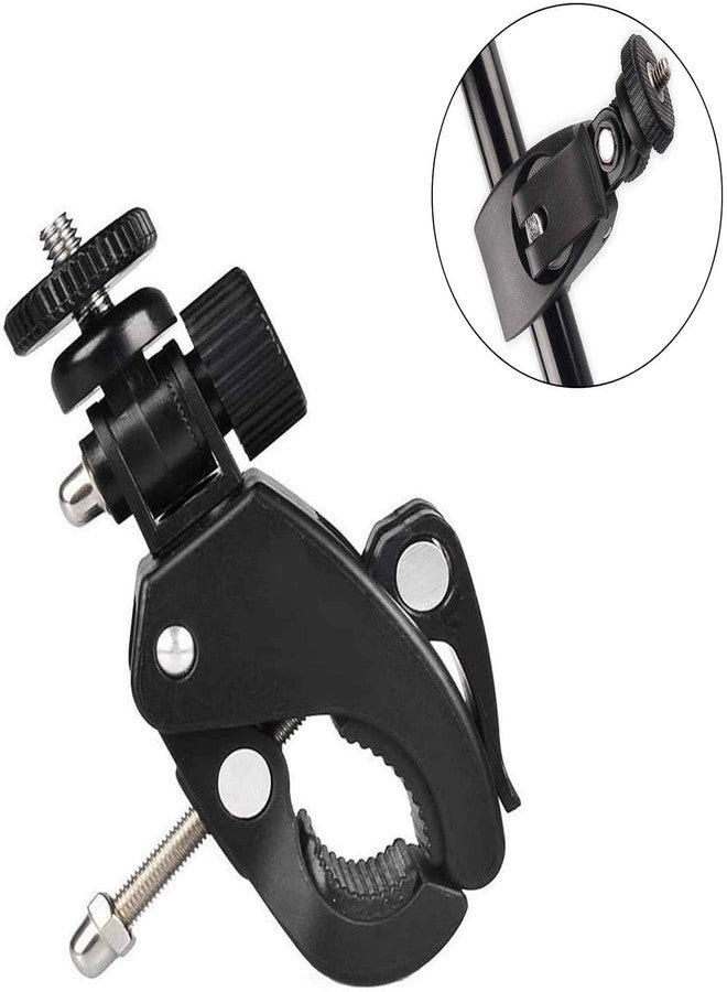 SHOPEE Bike Cell Phone Holder, Handlebar Action Camera Mount, Durable Lightweight Adjustable Handlebar Camera Holder, Black for Action Cameras, Smartphones - Image 4