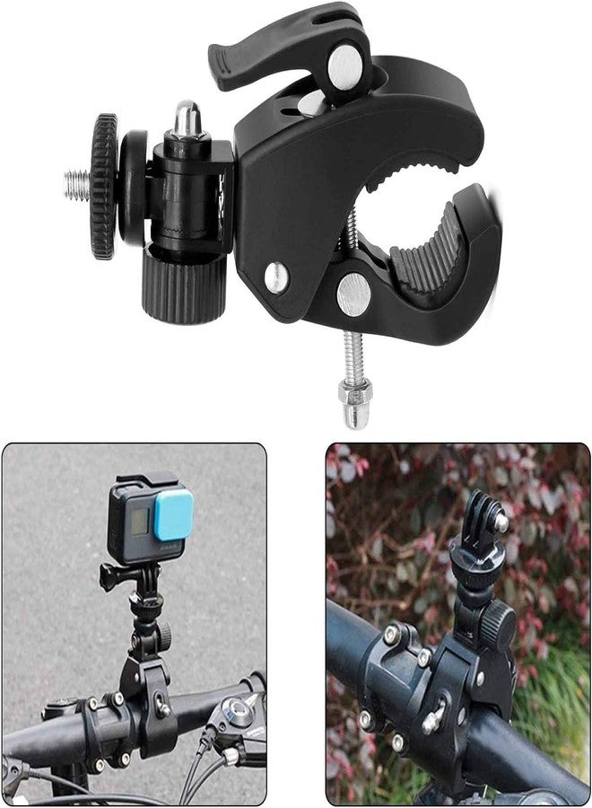 SHOPEE Bike Cell Phone Holder, Handlebar Action Camera Mount, Durable Lightweight Adjustable Handlebar Camera Holder, Black for Action Cameras, Smartphones - Image 3