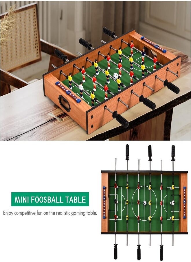 Generic - 2-in-1 Foosball and Air Hockey Multi Tournament Game Table Set with Built-in Compact Design for Foosball and Slide Hockey, Perfect for Game Rooms, Arcades, Bars, Parties and Family Night Game - Image 1