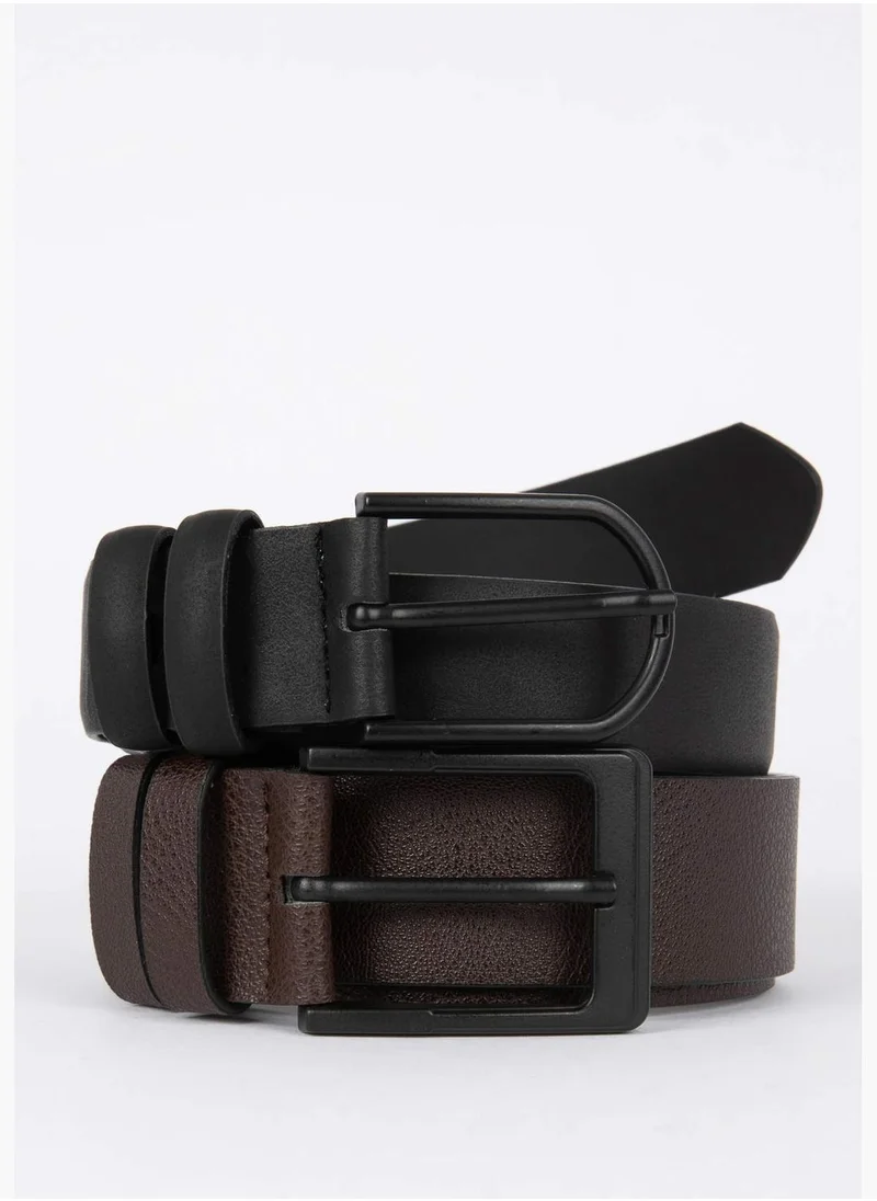 ديفاكتو Leather Jean Belt (2 Pack)