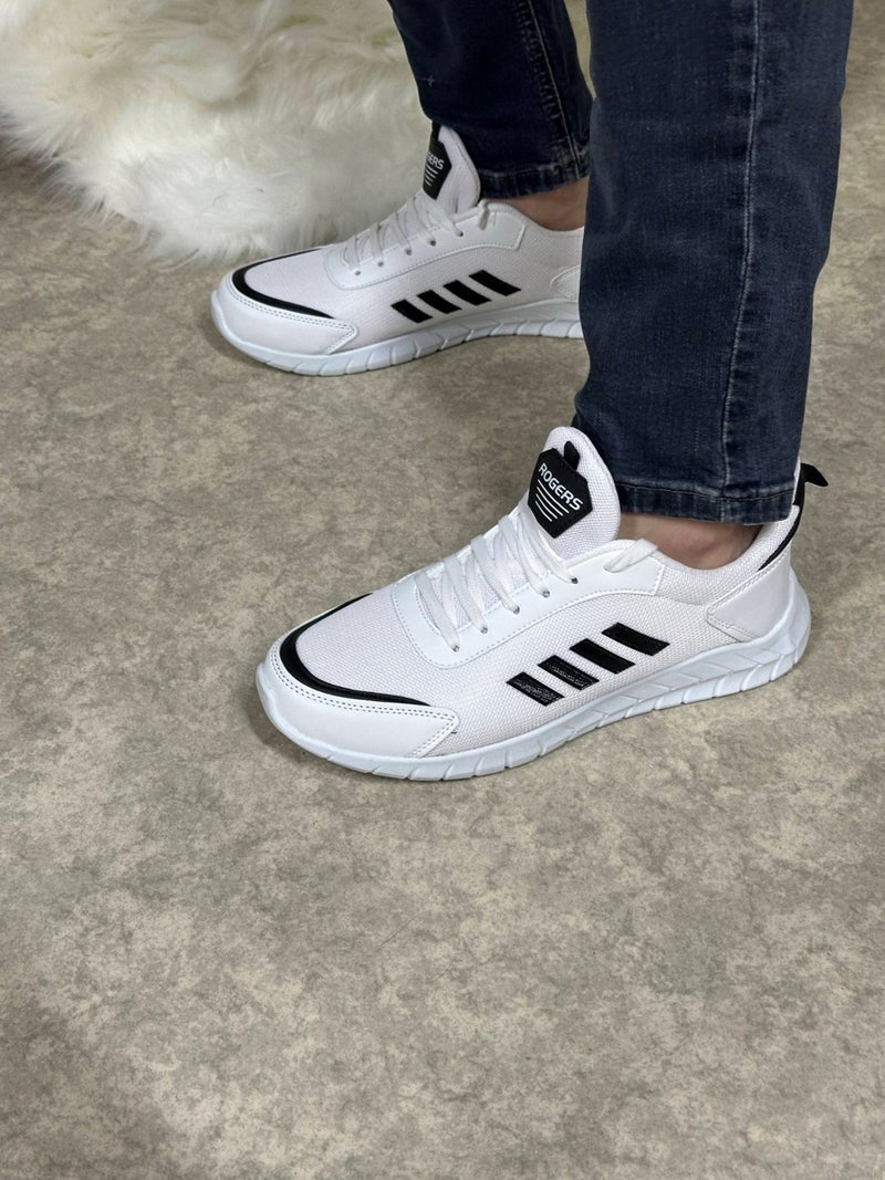 Nstil Daily Men's Sneaker Mesh Laced Comfortable Flexible Stitching Detailed Walking Sports Shoes 1453  - Image 1
