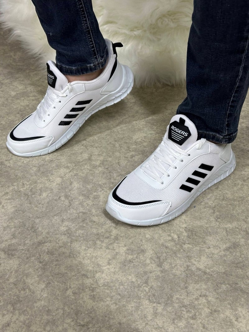 Nstil Daily Men's Sneaker Mesh Laced Comfortable Flexible Stitching Detailed Walking Sports Shoes 1453  - Image 4