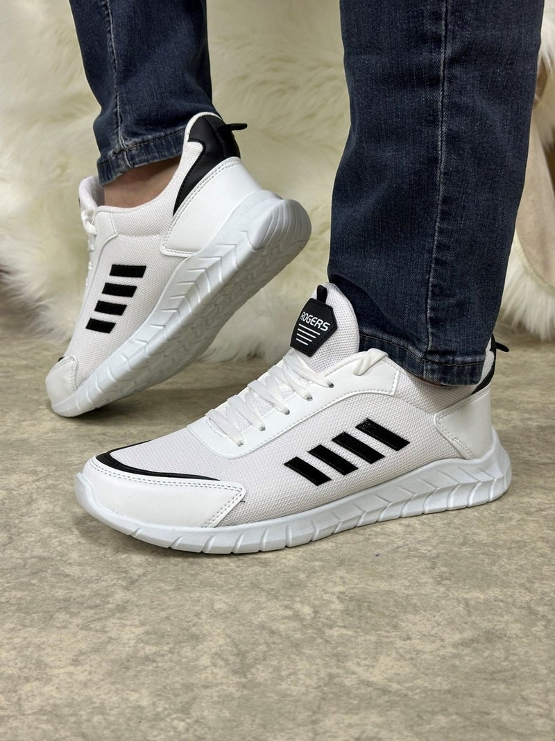 Nstil Daily Men's Sneaker Mesh Laced Comfortable Flexible Stitching Detailed Walking Sports Shoes 1453  - Image 5