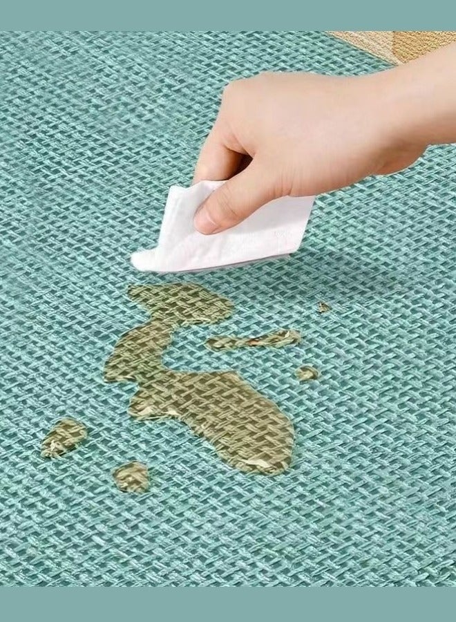 Loquat 2 Piece Folding Storage Box, Linen Storage Baskets, Wardrobe Closets Organizers for All Clothing, Household Sundries Foldable Storage Bins for Toys, Books, Home Supplies, Large Size(Green) - Image 4