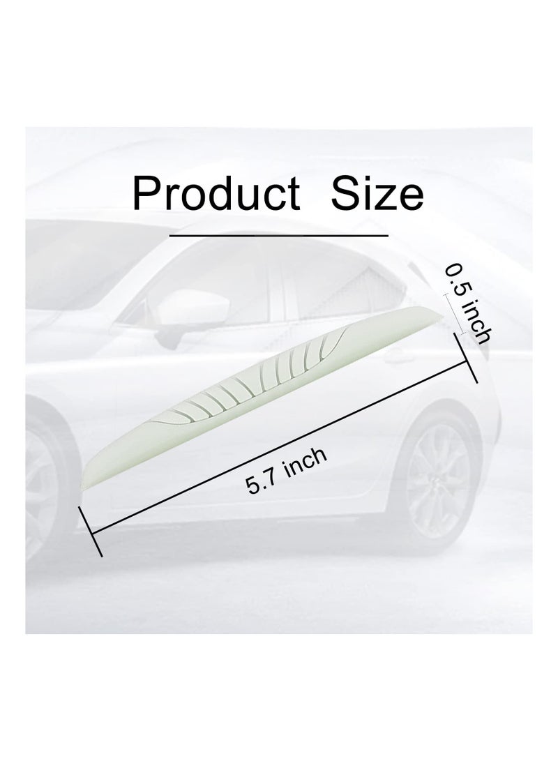 SOLARAE 6 PCS High Gloss Slim Door Edge Guards - Universal PVC Anti-Collision Bumper Protector, Luminous Door Decoration & Scratch Strip for Door Handles, Car Crash Protection. - Image 2